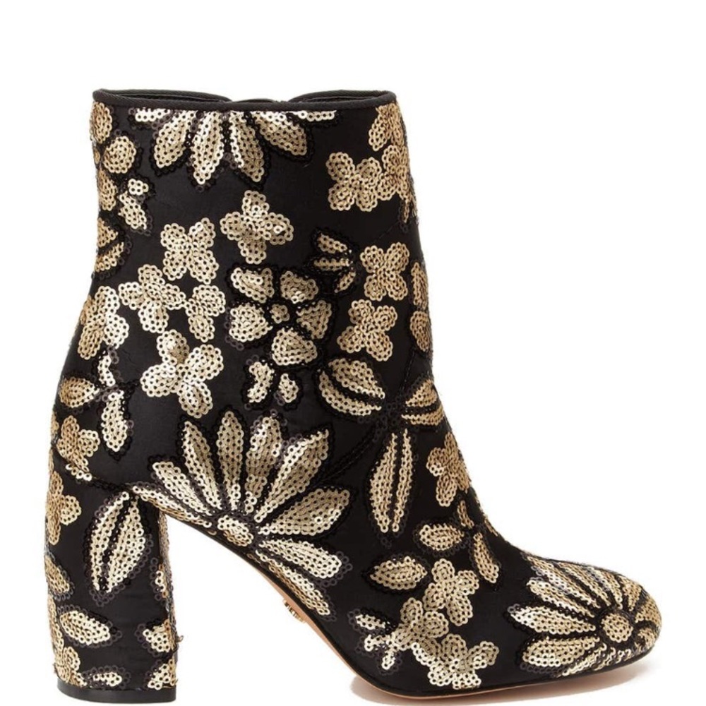Embellished Embroidered Booties